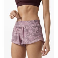 LULULEMON HOTTY HOT SHORT CAMO PINK New