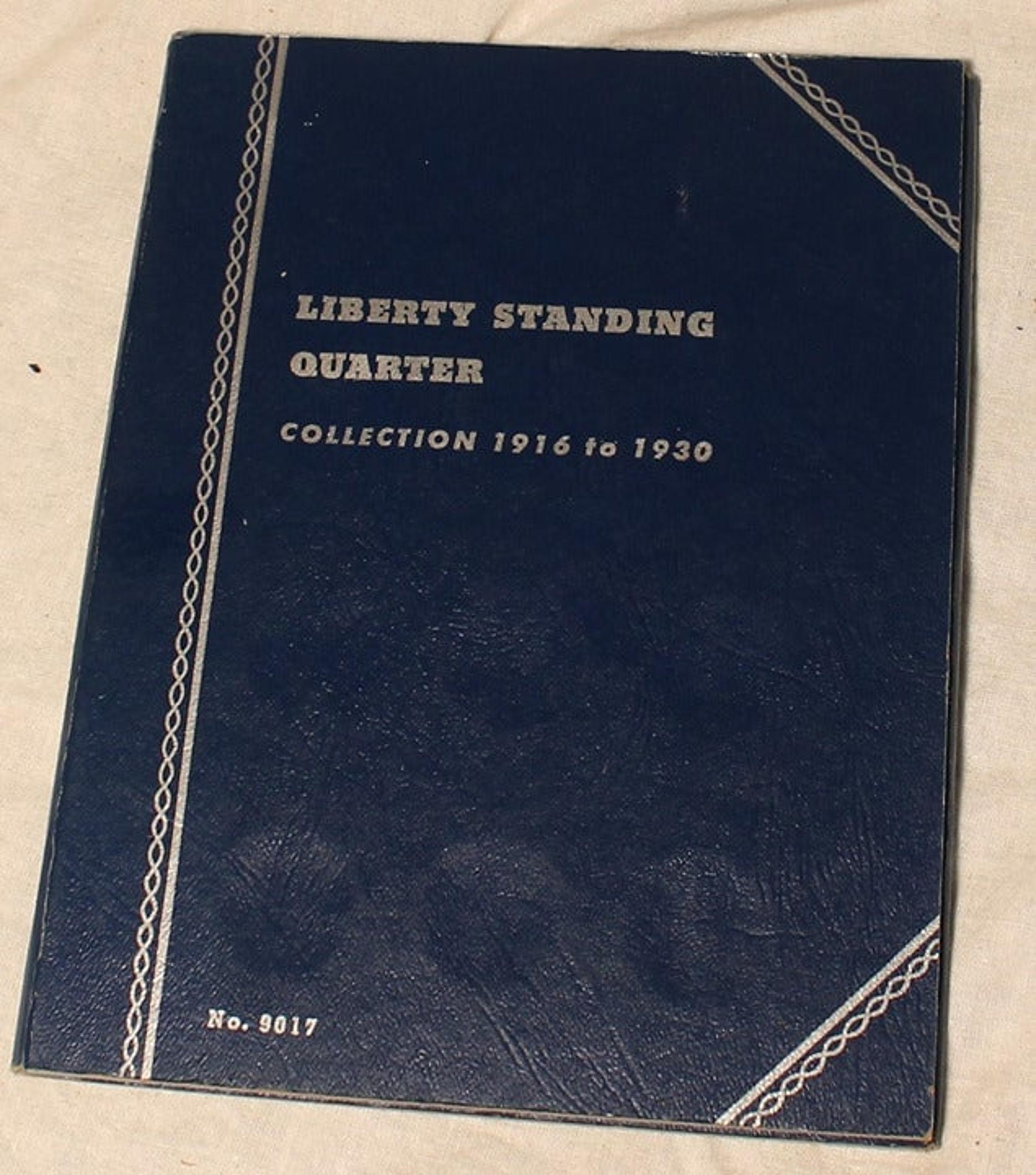 Liberty Standing Quarter Collection 1916 to 1930 Coin Folder Lot M65