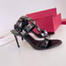 Studded Heel Lace Sandals Leather Calfskin Garavani Sandals