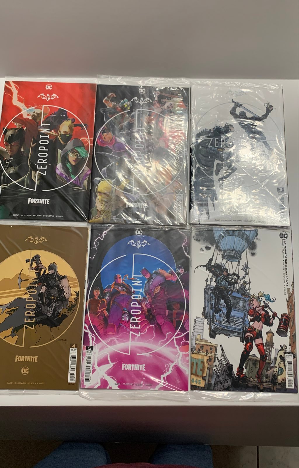 BATMAN FORTNITE ZERO POINT Comic # 1- 6