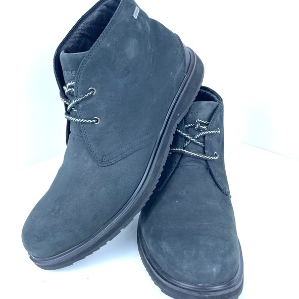 SWIMS Black Classic Barry Chukka Waterproof Leather Men's Boots Size 11
