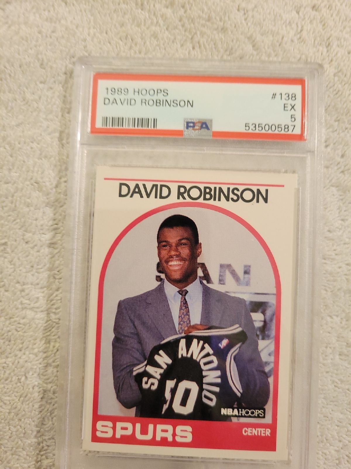 1989 NBA HOOPS # 138 [SP) David Robinson