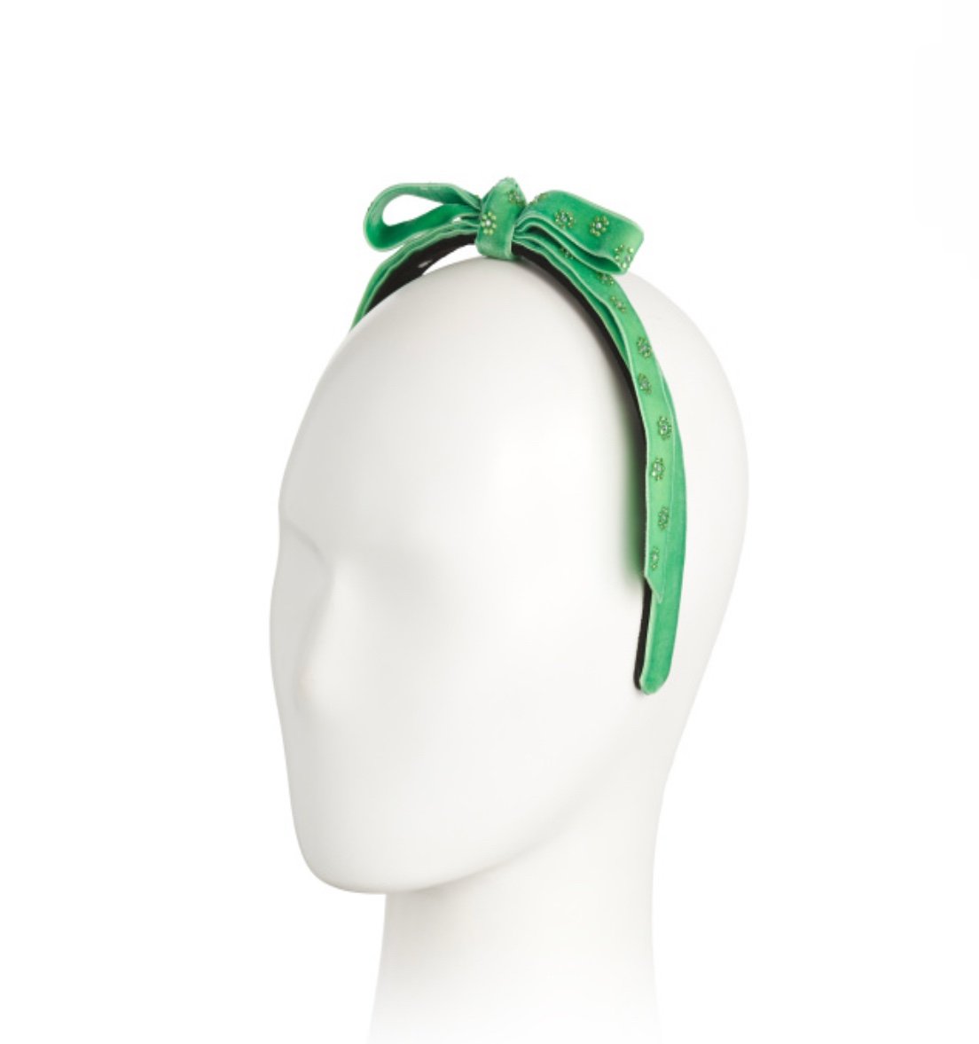 lele sadoughi headband - EMBELLISHED RIBBON HEADBAND
