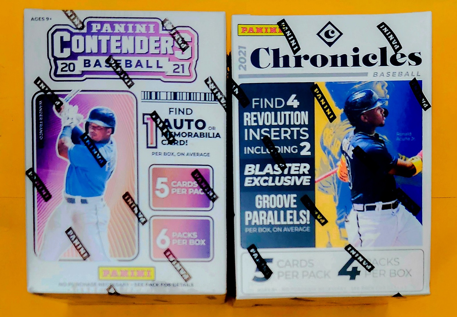 Two 2021 Panini Baseball Blaster