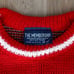 Vintage The Membership Child Sz 8/10 Red Traffic Signs Knit Sweater Made in USA