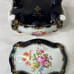 Vintage large JLMENAU Graf Von Henneberg Echt Kobalt rectangle trinket box