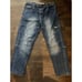 Brooklyn Express Jeans Blue Loose Fit Baggy Wide Leg Denim VTG Y2K 40x34 Grunge