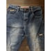 Brooklyn Express Jeans Blue Loose Fit Baggy Wide Leg Denim VTG Y2K 40x34 Grunge