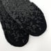 LULULEMON Ombre Knit Textured Mittens Womens Medium Large M/L Black Gray NWT
