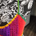 Handmade Rainbow Crochet Crop Top (Size S)