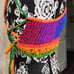 Handmade Rainbow Crochet Crop Top (Size S)