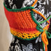 Handmade Rainbow Crochet Crop Top (Size S)