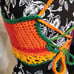 Handmade Rainbow Crochet Crop Top (Size S)