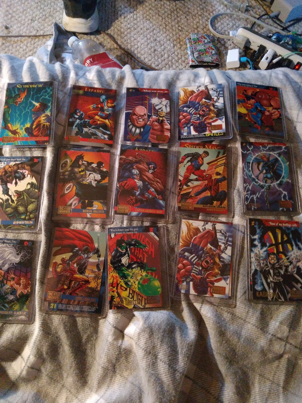 Dc versus marvel trading cards