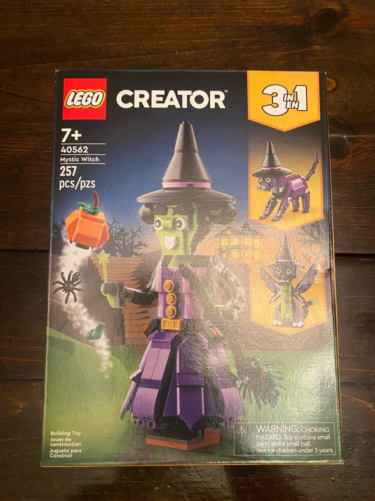 NIB Sealed LEGO Creator 3-in-1 Witch Building Set - Purple and Green RETIRED SET