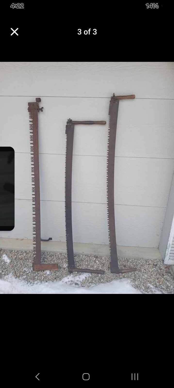 Steel saws, 2 man
