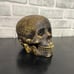 The Time Keeper Hinged Skull Clock Hidden Compartment Statue 5.5 X 6 X 4.5”