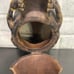 The Time Keeper Hinged Skull Clock Hidden Compartment Statue 5.5 X 6 X 4.5”