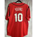 Texas Rangers Michael Young #10 Red MLB Baseball Majestic Jersey Men's M