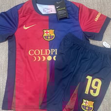 Lamine Yamal kids soccer kit