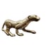 Vintage Gilt Brass Gold Color Cheetah Cat Panther Leopard Statue Sculpture 10.5