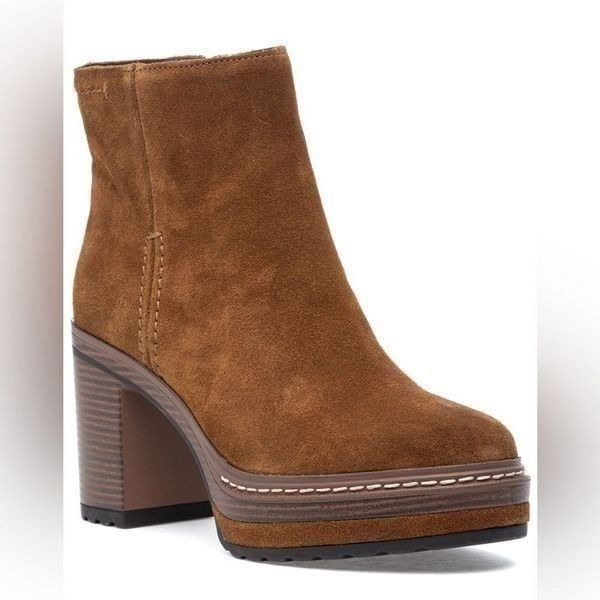 Steve Madden Shaniya Suede Ankle Boots Booties Sz 10