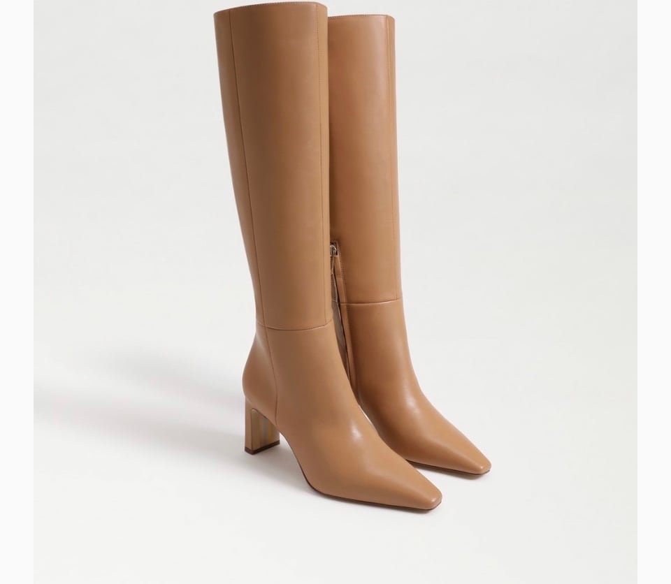 Beautiful Beige/Tan/Nude Sam Edelman Boots, Size 12 Wide Calf