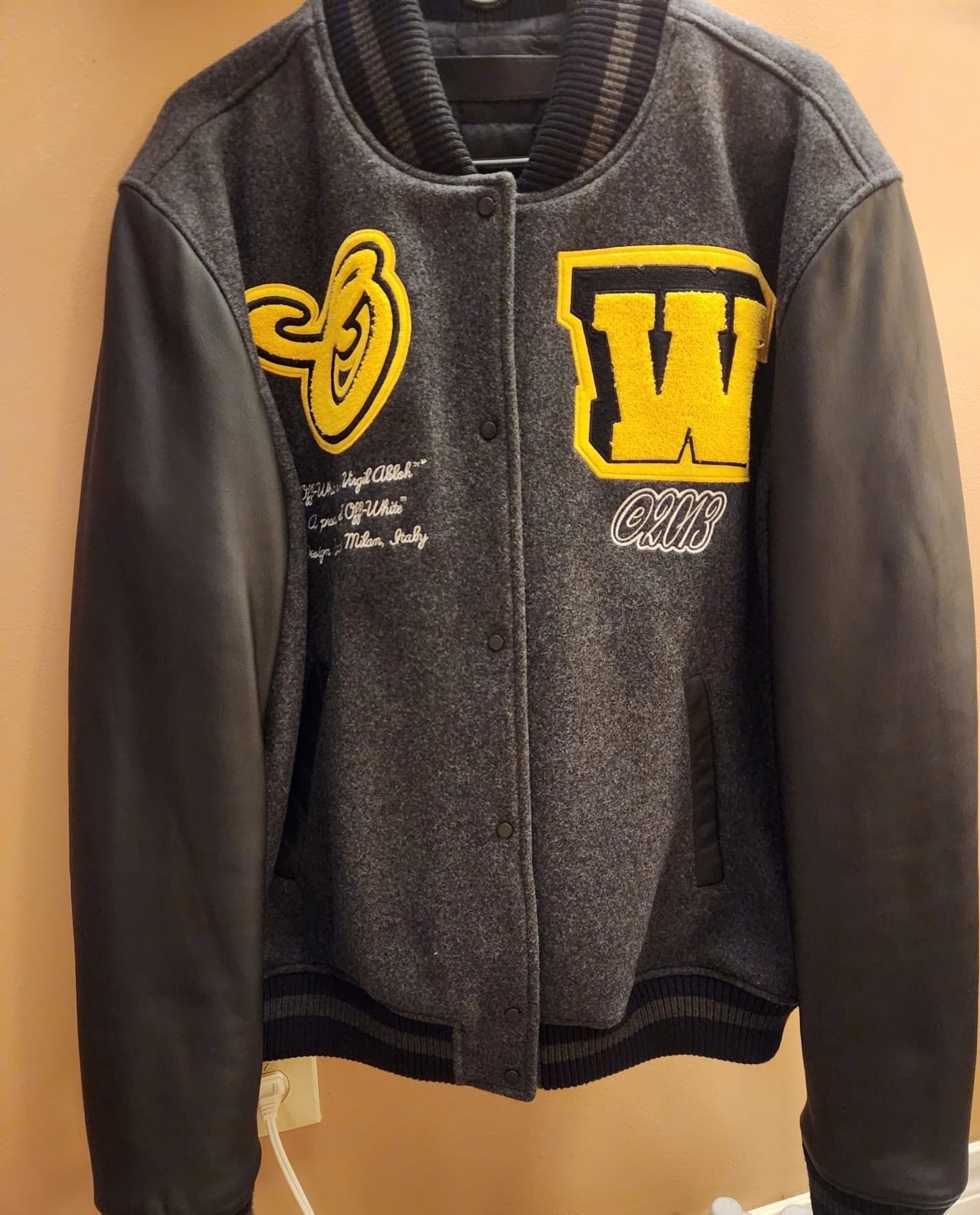 Off-White varsity jacket