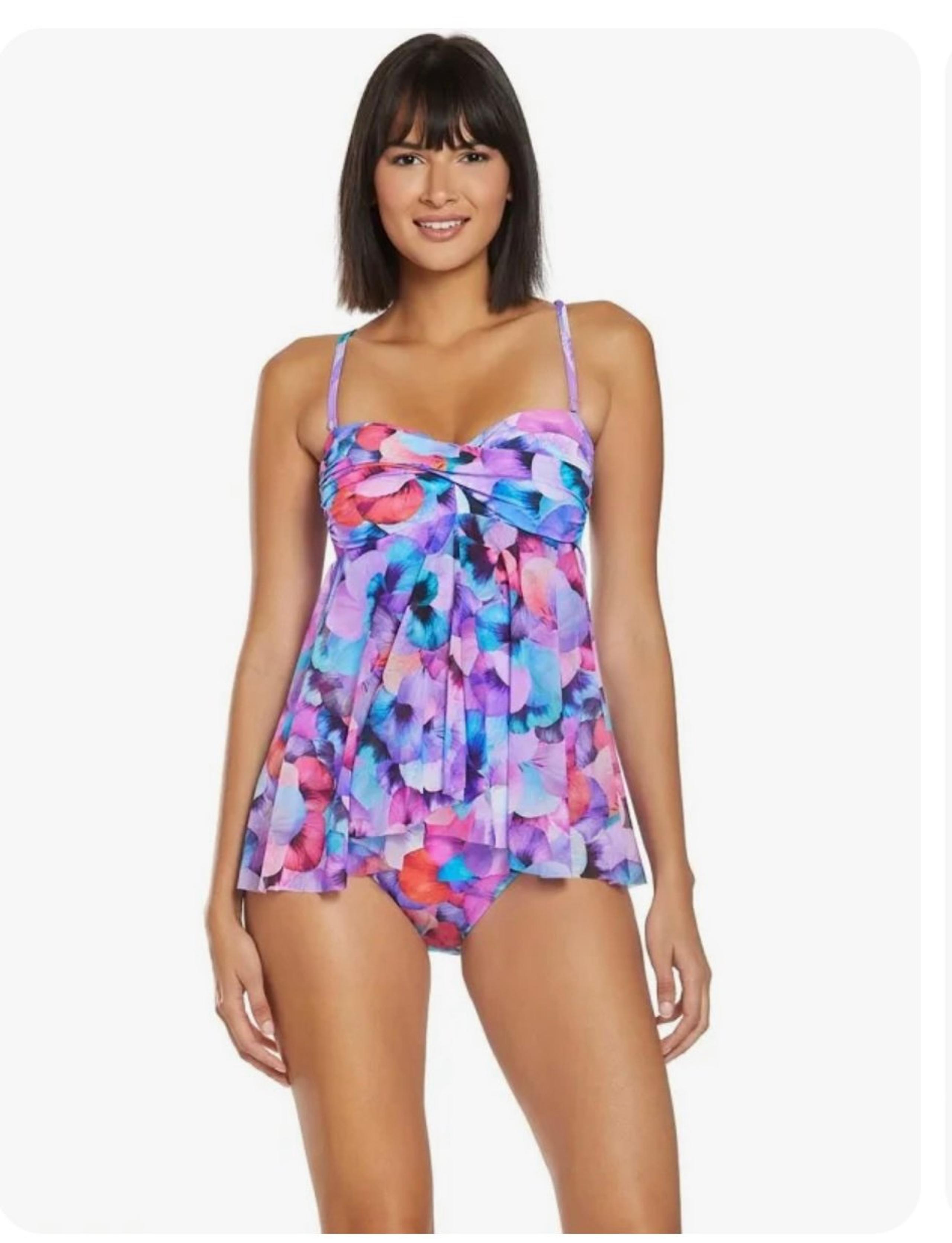 Profile by Gottex Women's Bandeau Flyaway One Piece Swimsuit NWT