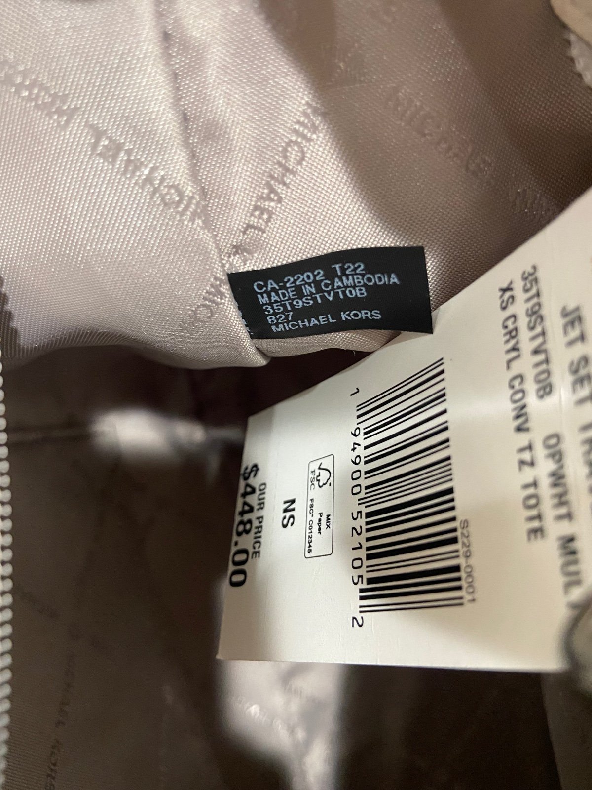 Michael Kors 2024 XS White Tote