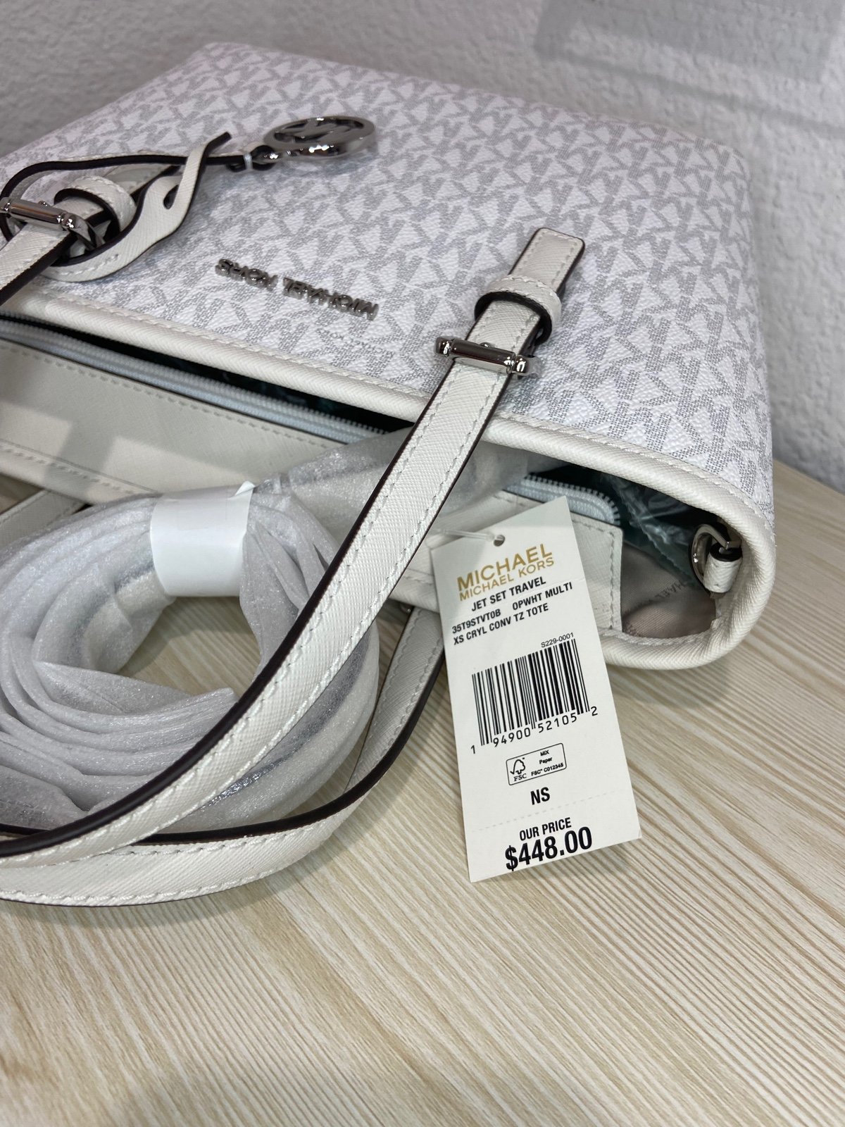 Michael Kors 2024 XS White Tote