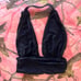 princess polly black halter top