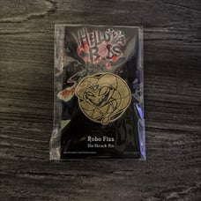 Helluva Boss Robo Fizz Die Struck Pin