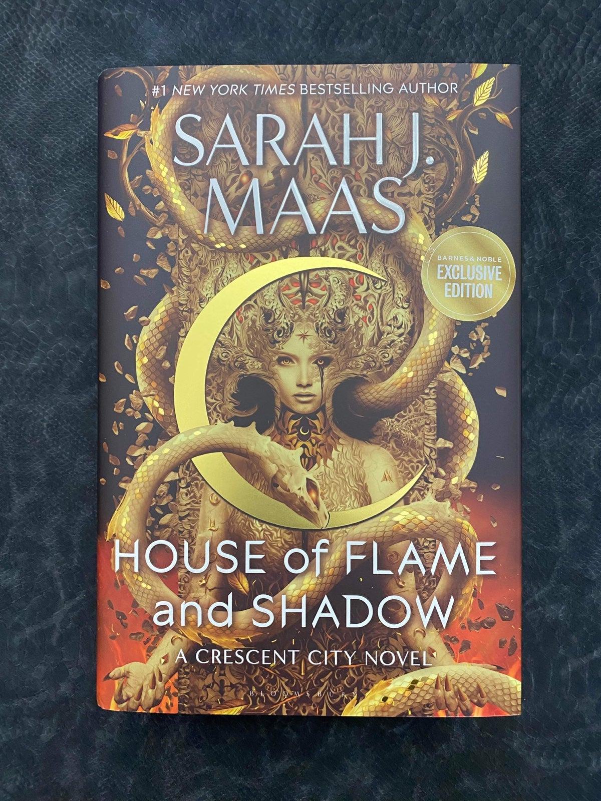 Barnes and Noble Dig SIGNED House of Flame and Shadow Sarah J. Maas