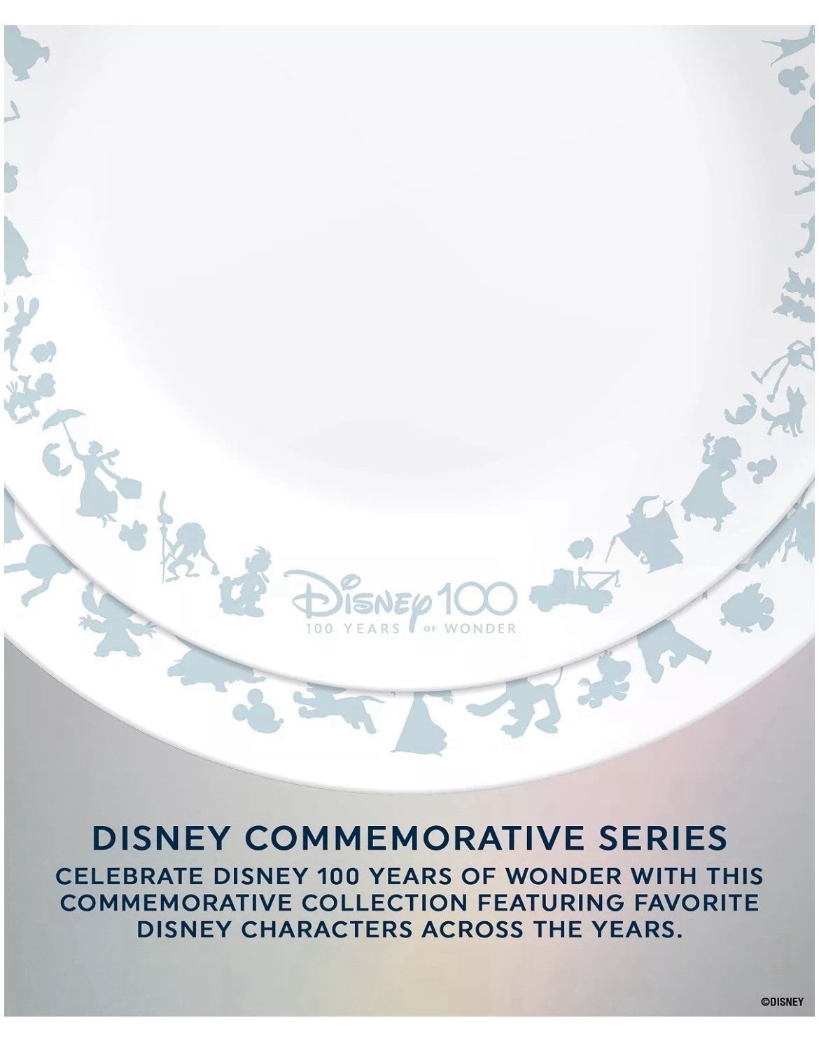 Corelle Disney Commemorative Series Dinnerware - incomplete set