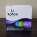 U Kotex Security Tampons 18 Count Unscented Super / Regular NEW