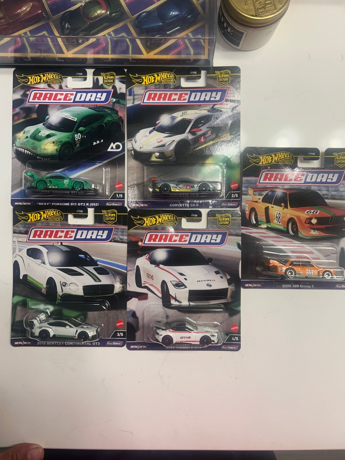 Hot Wheels Car Culture “RaceDay” Set of 5