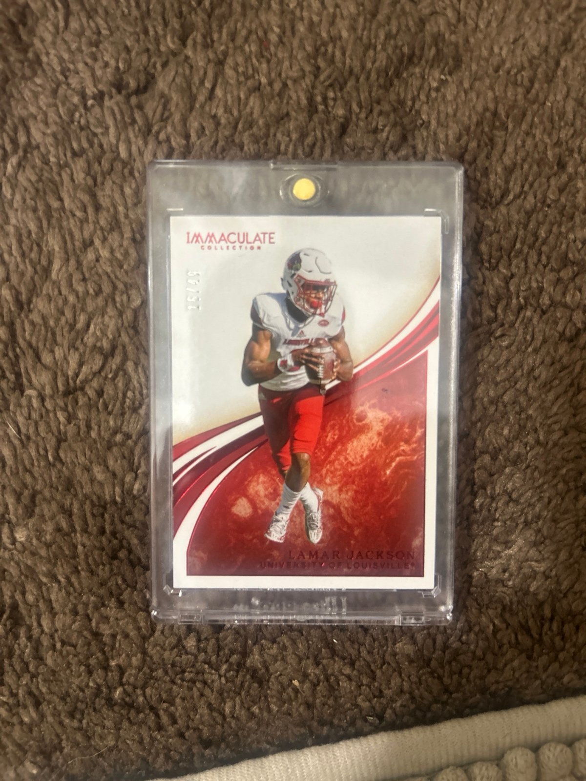 Lamar Jackson 2020 Panini - Immaculate Collection Collegiate 15/49