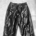Wilfred Free by UnclotheVintage High Waisted Faux Leather Pants size 2 Black