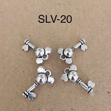Silver Plated Key Shape-4Pc Set-SLV-20