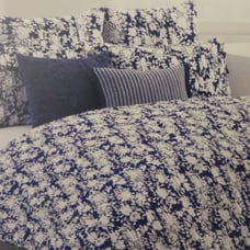 DKNY Flowering Willow Indigo European Pillow Sham NIP