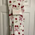 Celebrity Pink Plush cherry and bow blanket