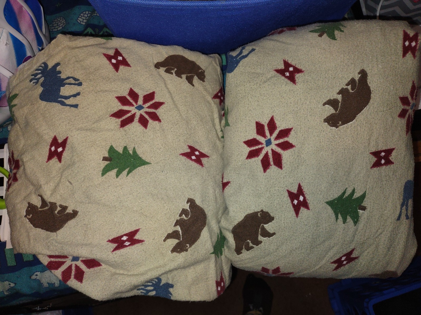 Vintage Woodland Full Size Bed Sheet Set