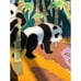 1984 Arius Santa Fe Art Tile PANDAS #4503 8”x8” Italy Tile Trivet RARE