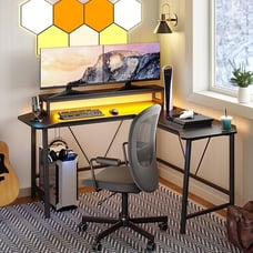 Gaming Desk with LED Lights