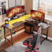 Gaming Desk with LED Lights