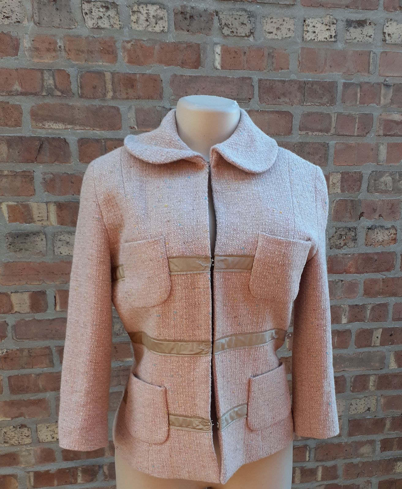 Tracy Reese Wool Tweed Jacket SZ 8