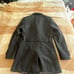 Thick Black Japanese Designer Winter Trench Coat