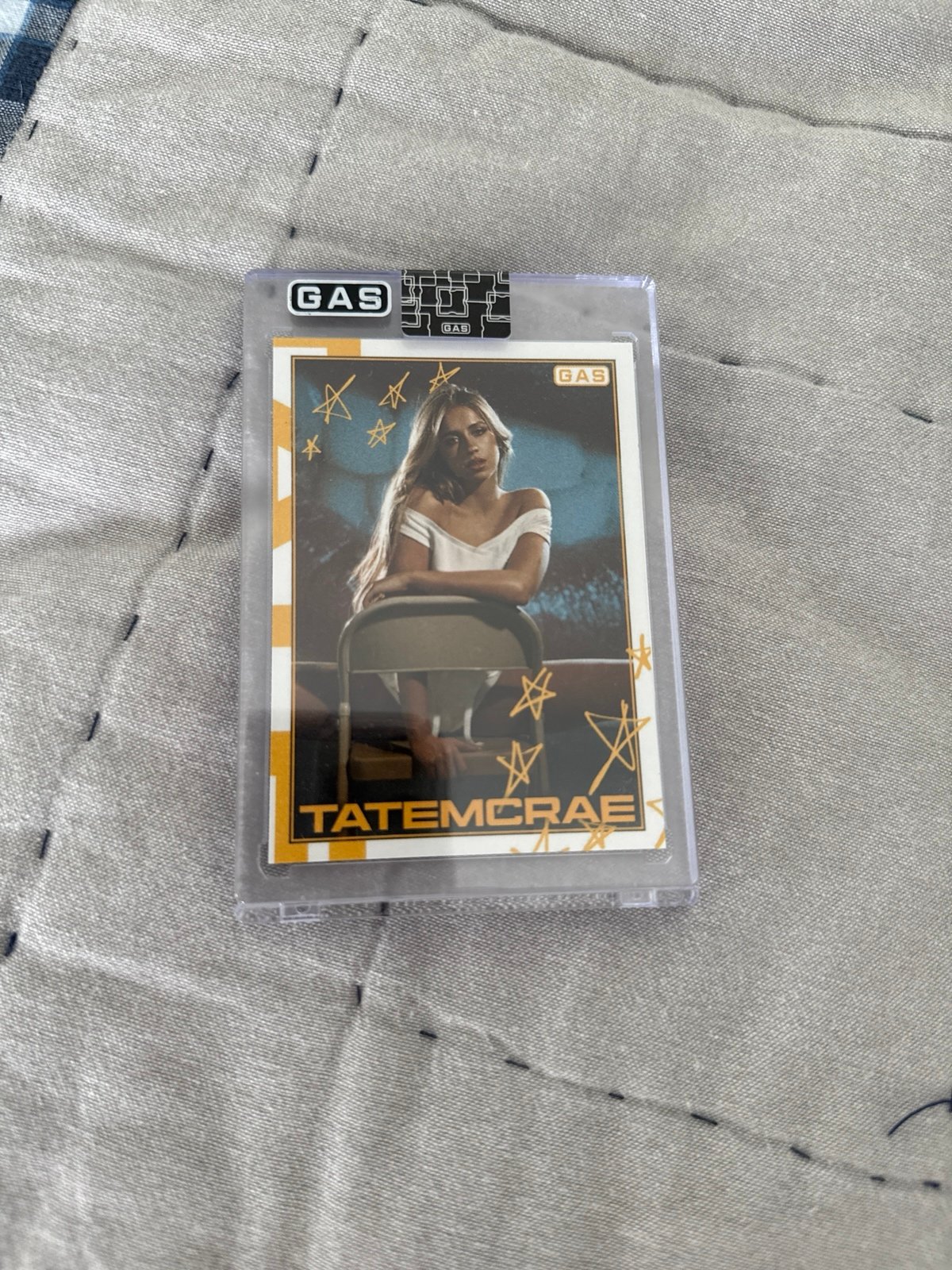 Tate Mcrae Complex Pop Up Trading Baseball Card