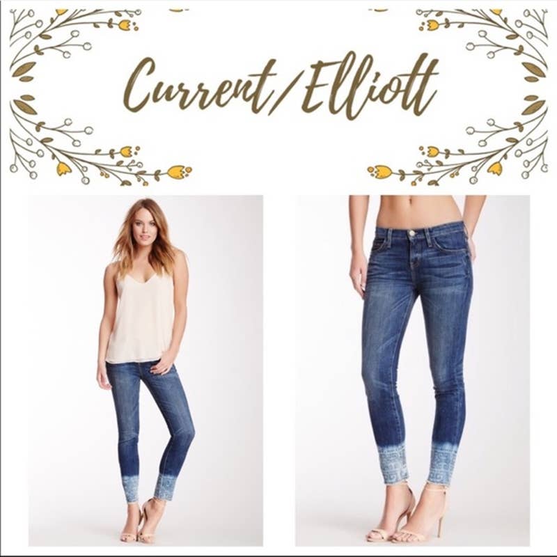 Current/Elliott Cut Off Stiletto Tribal